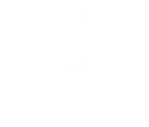 IMMAGINARTI Digital & Video Logo BIANCO